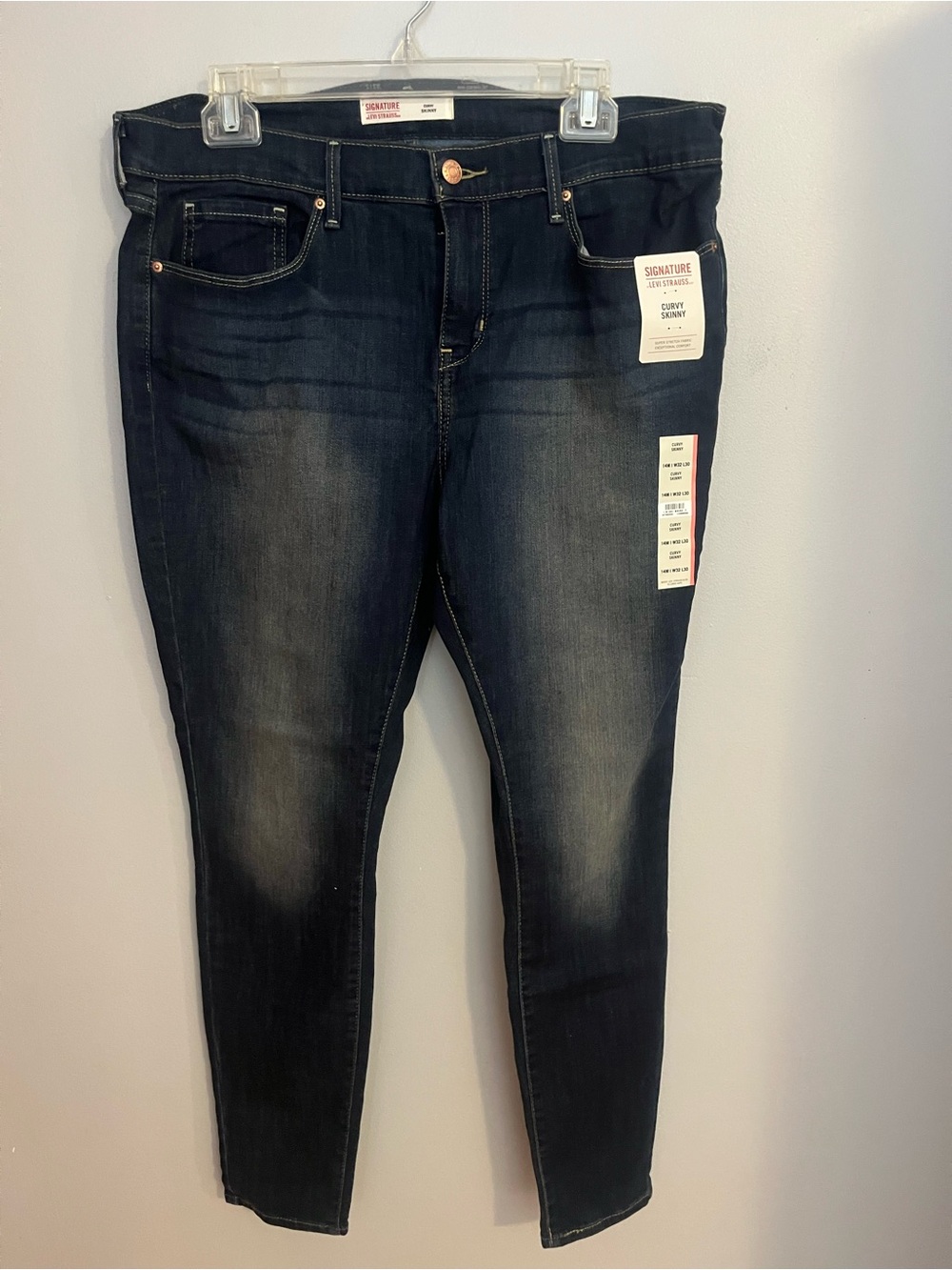 Levi'sCurvy Skinny Jeans - Dark Blue Wash